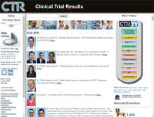 Tablet Screenshot of clinicaltrialresults.org